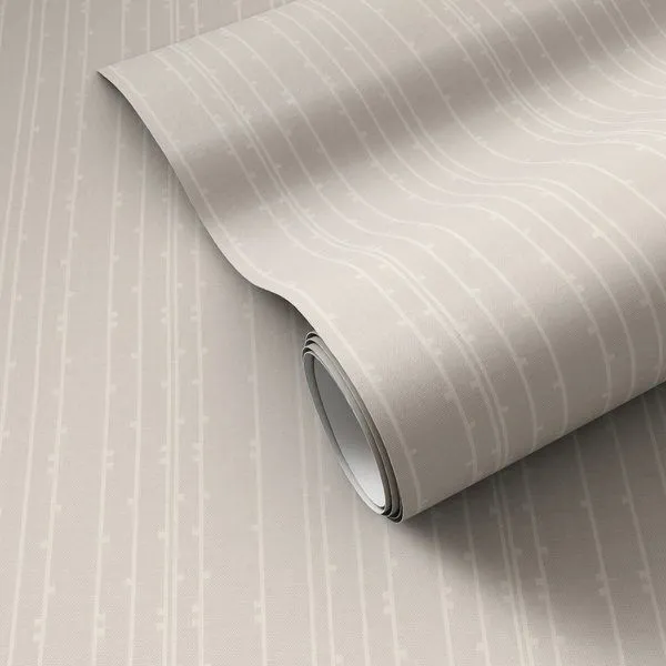 Product Image 1 for Lin Tic Grey I Wallpaper by FH Art Studio from Four Hands