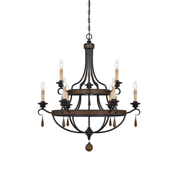 Product Image 1 for Kelsey 9 Light Chandelier from Savoy House 