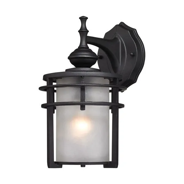 Product Image 1 for Meadowview 1 Light Outdoor Sconce In Matte Black from Elk Lighting