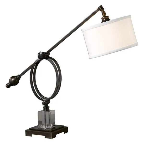 Product Image 2 for Uttermost Levisa Dark Bronze Desk Lamp from Uttermost
