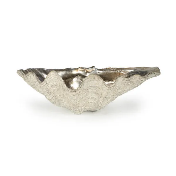 Product Image 1 for Clam Ambered Silver Leaf Bowl from Regina Andrew Design