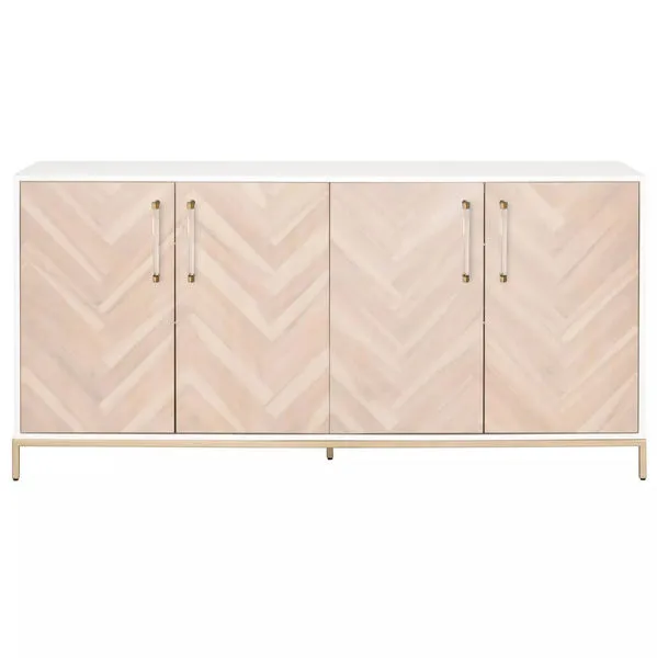 Product Image 3 for Nouveau White Media Sideboard from Essentials for Living