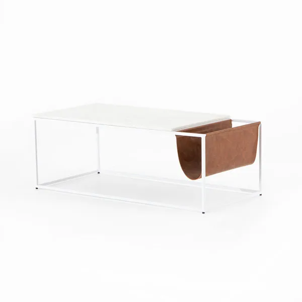 Product Image 7 for Adele Coffee Table White High Gloss from Four Hands