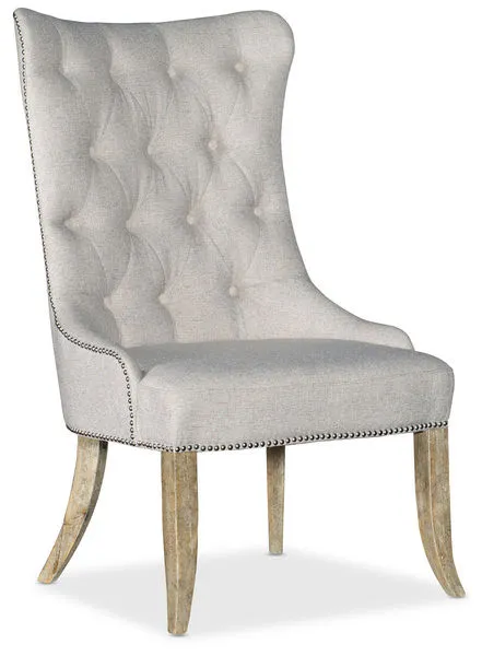 Product Image 4 for Castella Wood & Fabric Tufted Dining Chair from Hooker Furniture
