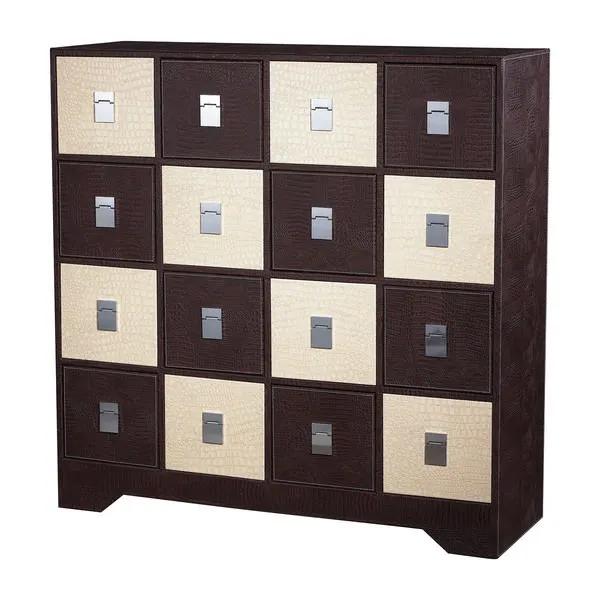 Product Image 1 for Choc / Cream Croc Multi Chest from Elk Home