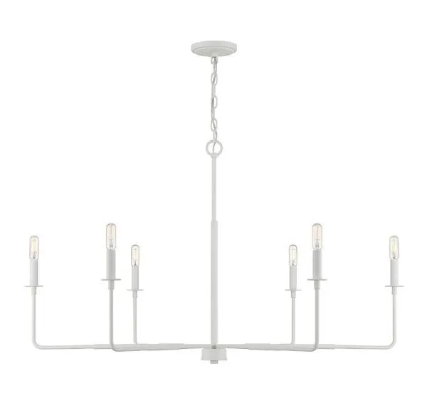 Product Image 1 for Salerno 6-Light Chandelier from Savoy House 