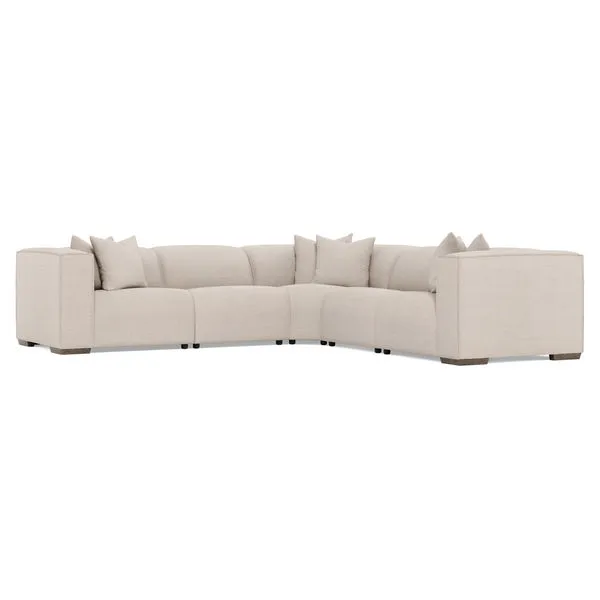 Product Image 1 for 5 Piece Bliss Fabric Power Motion Sectional from Bernhardt Furniture