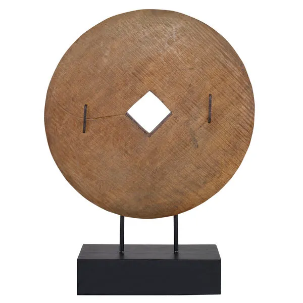 Product Image 1 for Goa Round Wooden Sculpture from Uttermost