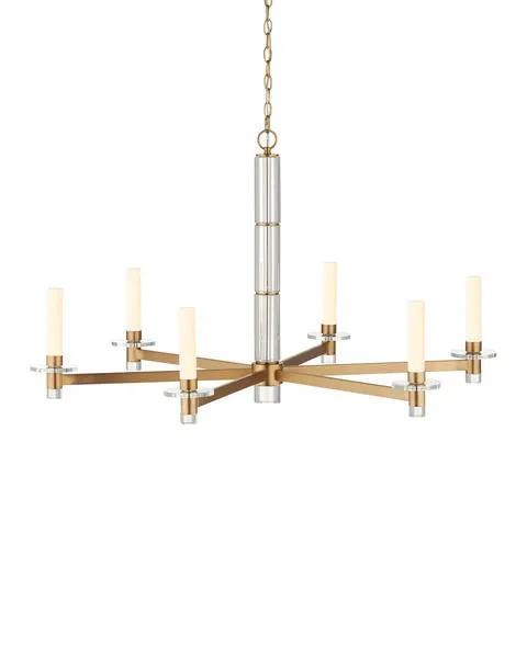 Product Image 1 for Marcelo Optic Crystal Chandelier from Currey & Company