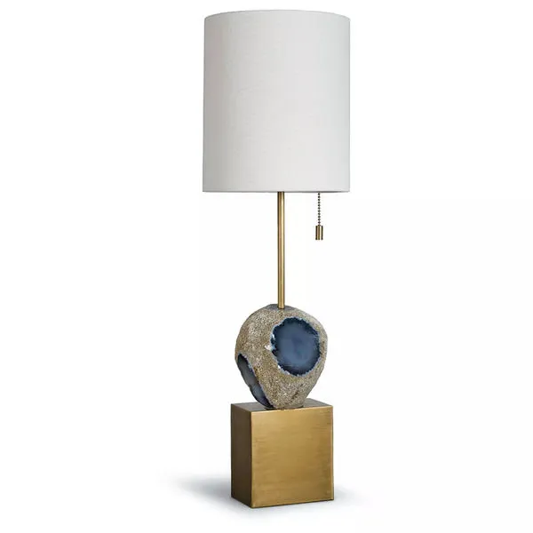 Product Image 1 for Rock Candy Table Lamp (Brass And Natural Agate) from Regina Andrew Design