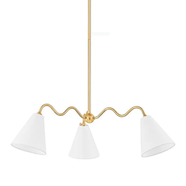 Product Image 1 for Onda 3-Light Chandelier from Mitzi
