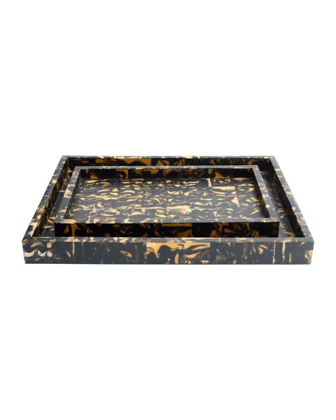 Product Image 1 for Thrace Tray, Set of 2 from Currey & Company