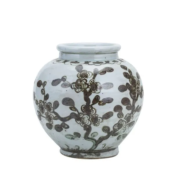 Product Image 1 for Rusty Brown Jar Plum Blossom from SN Warehouse