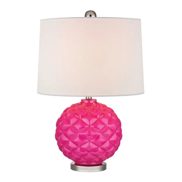 Product Image 1 for Pink Pop Glass Accent Lamp In Hot Pink from Elk Home