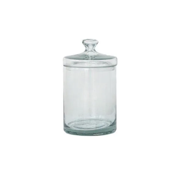 Product Image 1 for Compact Glass Jar with Lid, Clear from Creative Co-Op