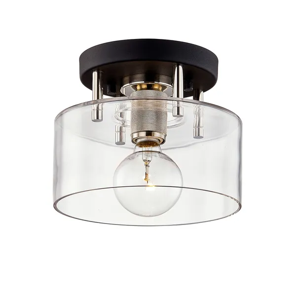 Product Image 2 for Bergamot Station 1 Light Semi Flush from Troy Lighting