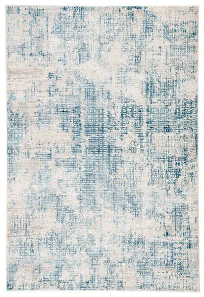 Product Image 2 for Eero Abstract Blue/ Ivory Rug from Jaipur