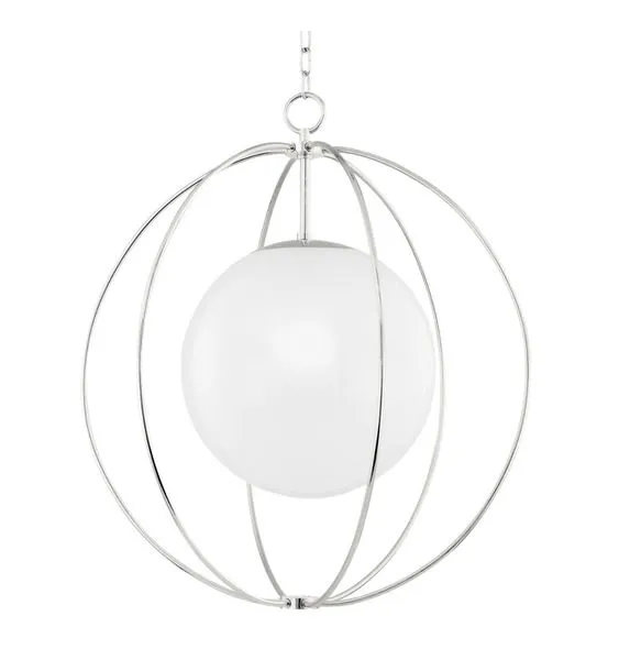Product Image 1 for Lyla 1 Light Large Pendant from Mitzi