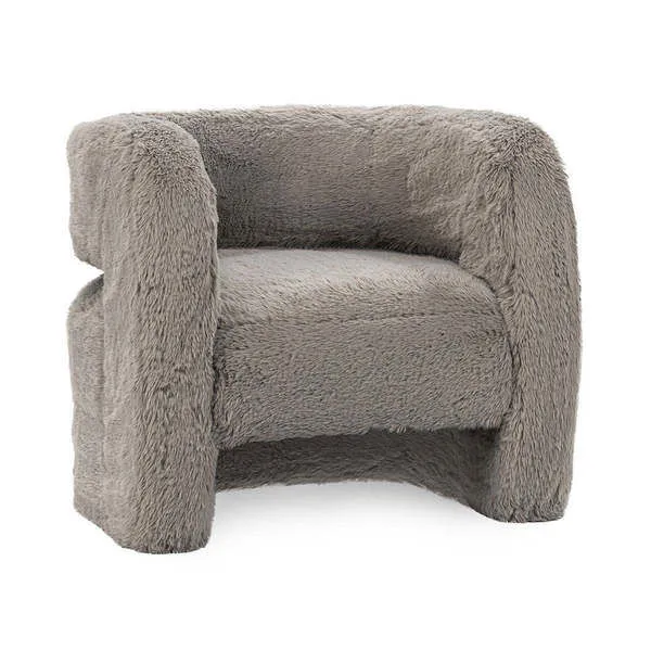 Product Image 1 for Teddy Plush Fabric Cushioned Accent Chair from Classic Home Furnishings