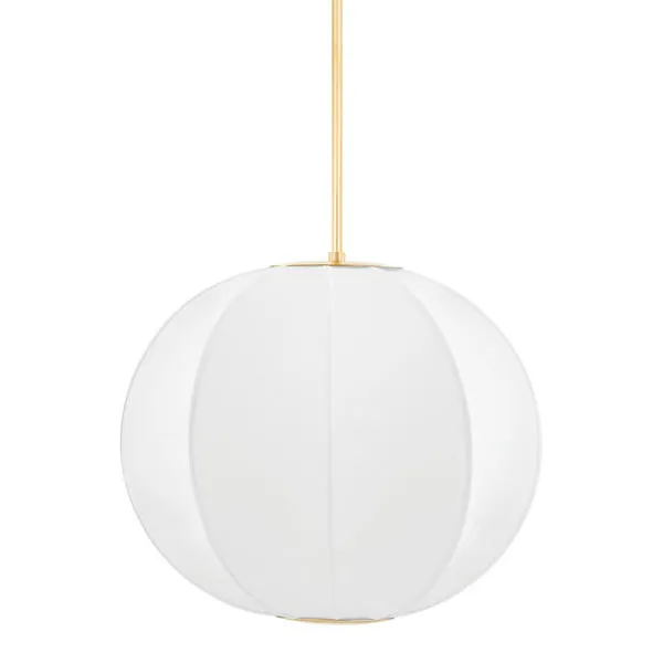 Product Image 2 for Jupiter 1-Light Aged Brass Pendant Light from Hudson Valley