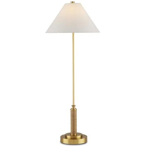 Product Image 1 for Ippolito Brass Console Lamp from Currey & Company