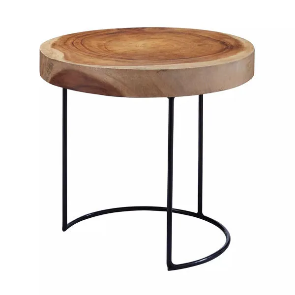 Product Image 1 for Suar Wood Slab Accent Table from Elk Home