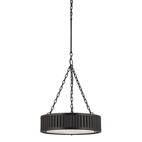 Product Image 1 for Linden Collection 3 Light Pendant In Oil Rubbed Bronze  from Elk Lighting