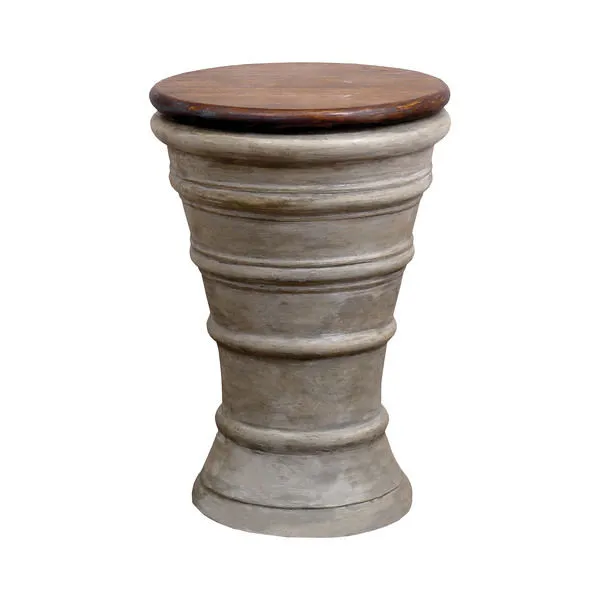 Product Image 1 for Modern America Concrete Stool Or Accent Table With Storage from Elk Home