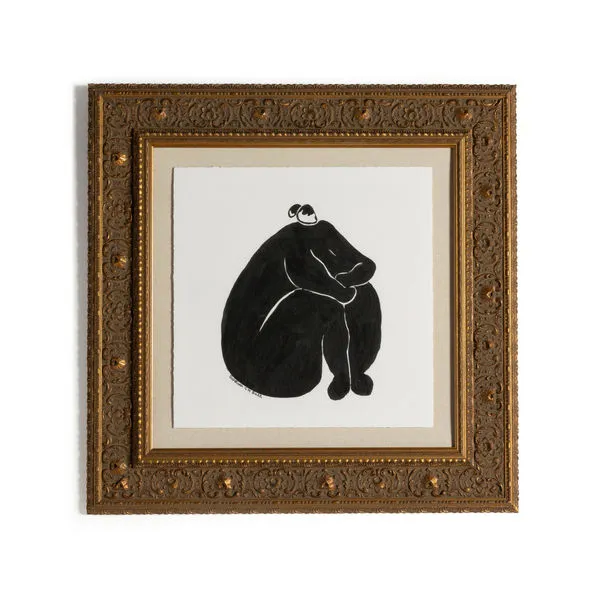 Product Image 1 for Embodiment I Framed Textured Fine Art on Paper by Santhosh CH from Four Hands