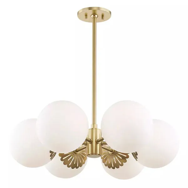 Product Image 1 for Paige 6 Light Chandelier from Mitzi