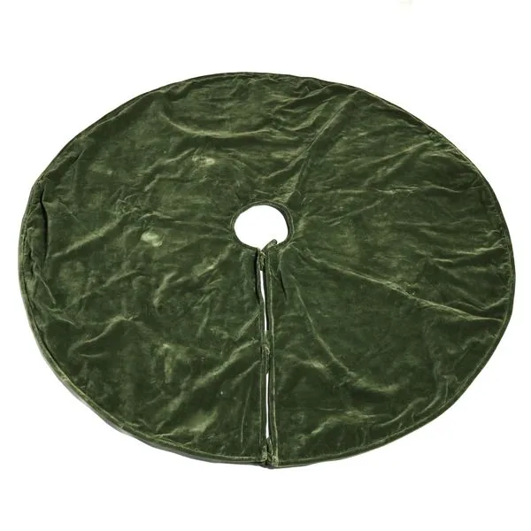 Product Image 1 for Grace Sage Green Velvet Tree Skirt from Homart