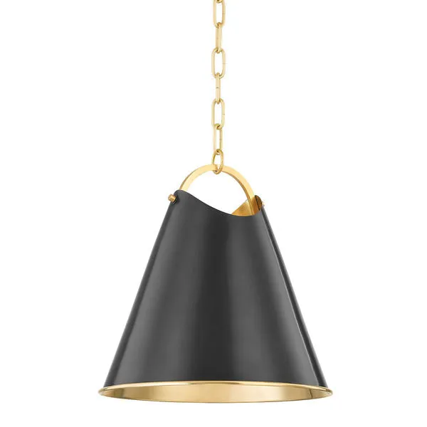 Product Image 1 for Burnbay 1-Light Small Pendant - Aged Old Bronze from Hudson Valley