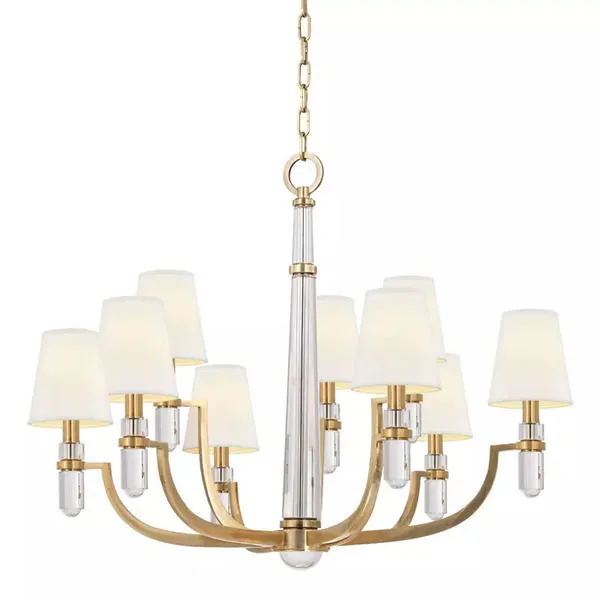 Product Image 1 for Dayton 9 Light Chandelier from Hudson Valley