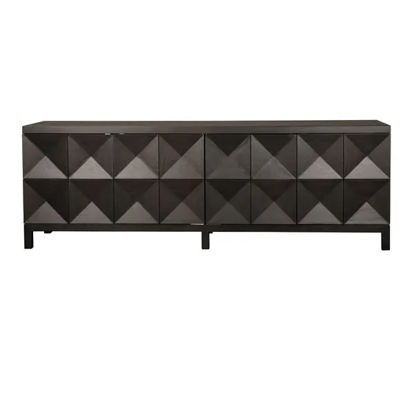 Product Image 1 for Ebony Quadrant 4 Door Sideboard from Noir