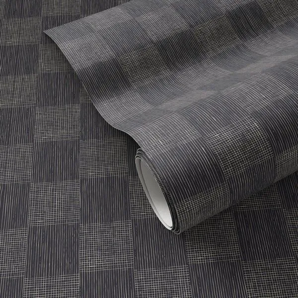 Product Image 1 for Checkers Black I Wallpaper by Getty Images from Four Hands