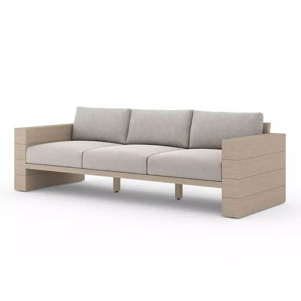 Product Image 1 for Leroy Wooden Outdoor Sofa, Washed Brown from Four Hands