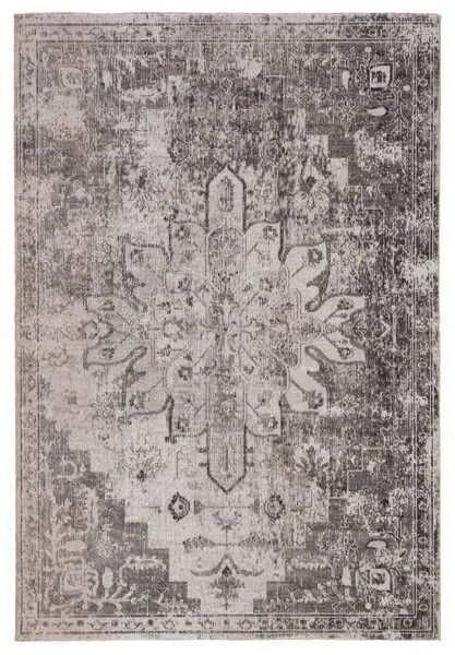 Product Image 1 for Isolde Indoor/ Outdoor Medallion Gray/ Ivory Rug from Jaipur 