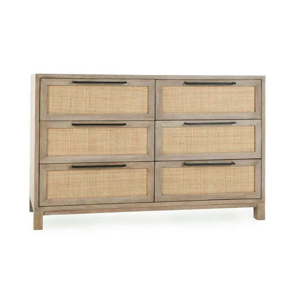 Product Image 1 for Jensen Six-Drawer Mango Wood Dresser from Classic Home Furnishings