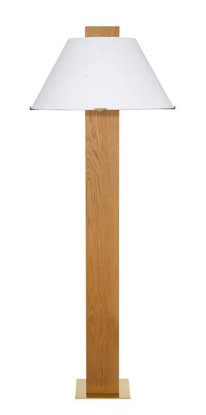 Product Image 1 for Craftsman Natural Oak Wood Floor Lamp from Jamie Young
