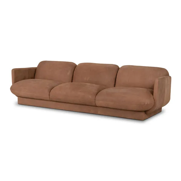 Product Image 1 for Hosman Top Grain Leather Sofa - Modena Sienna from Four Hands