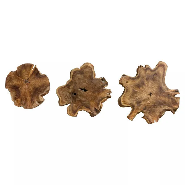 Product Image 1 for Uttermost Kalani Teak Wall Art Set/3 from Uttermost