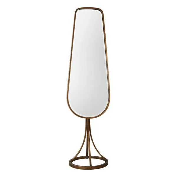 Product Image 1 for Uttermost Gavar Gold Cheval Mirror from Uttermost