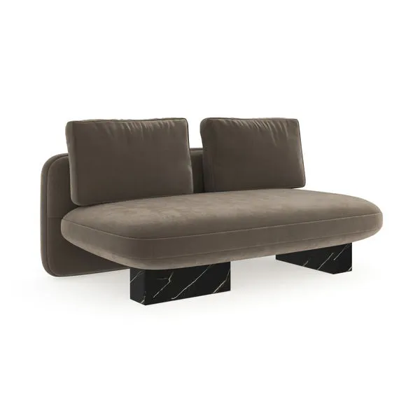 Product Image 1 for Overlap Armless Loveseat from Caracole
