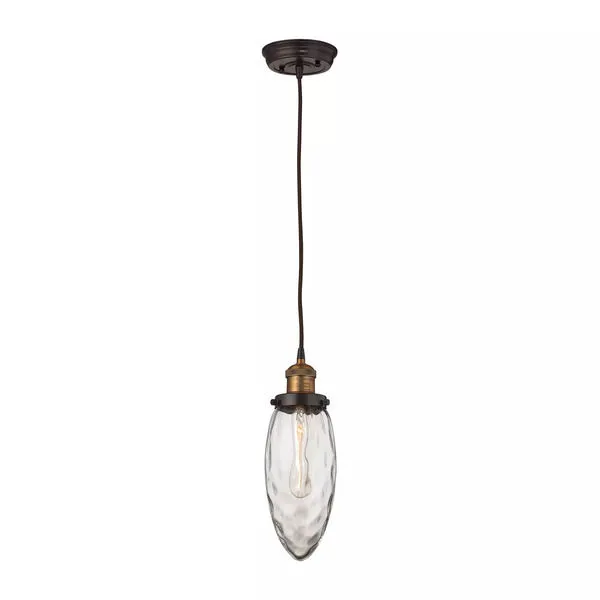 Product Image 1 for Owen 1 Light Pendant In Oil Rubbed Bronze And Antique Brass from Elk Lighting