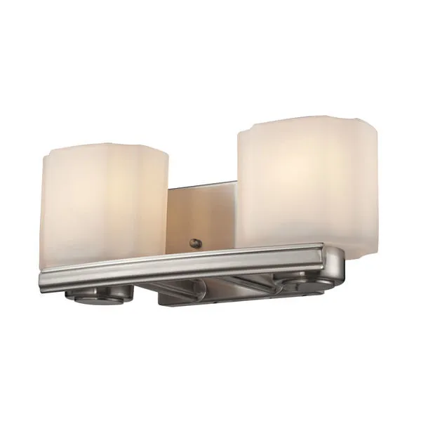 Product Image 1 for New Haven 2 Light Vanity In Brushed Nickel from Elk Lighting