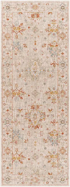 Product Image 1 for Avant Garde Woven Brick Red / Denim Rug - 2'7" x 10' from Surya