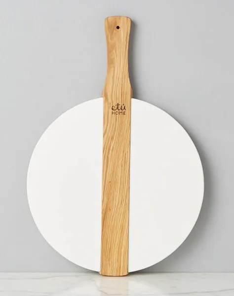 Product Image 2 for White Round Italian Pizza Board from etúHOME