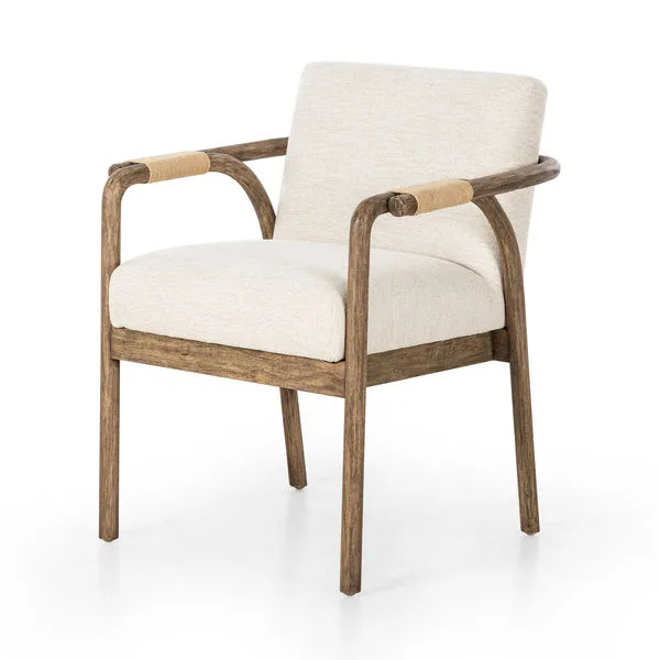 Product Image 1 for Rosie Cream Fabric Dining Armchair from Four Hands