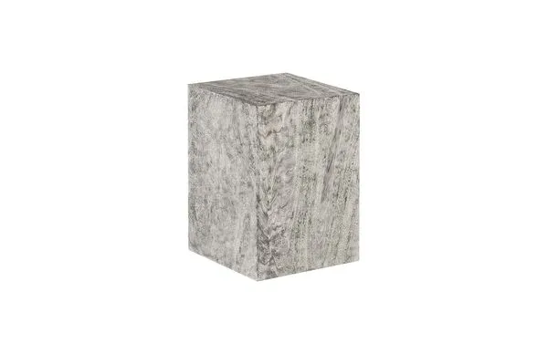 Product Image 3 for Origins Pedestal,  Mitered Chamcha Wood, Grey Stone Finish from Phillips Collection