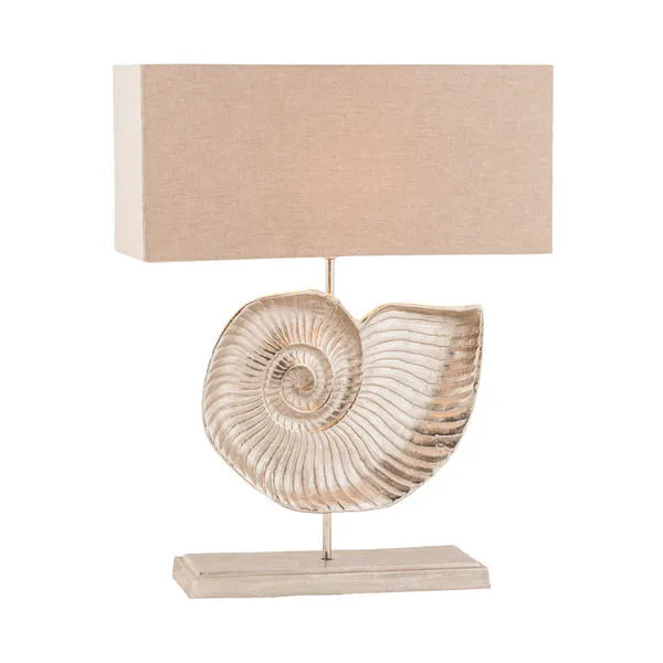 Product Image 1 for Nautilus 1 Light Table Lamp In Textured Nickel from Elk Home